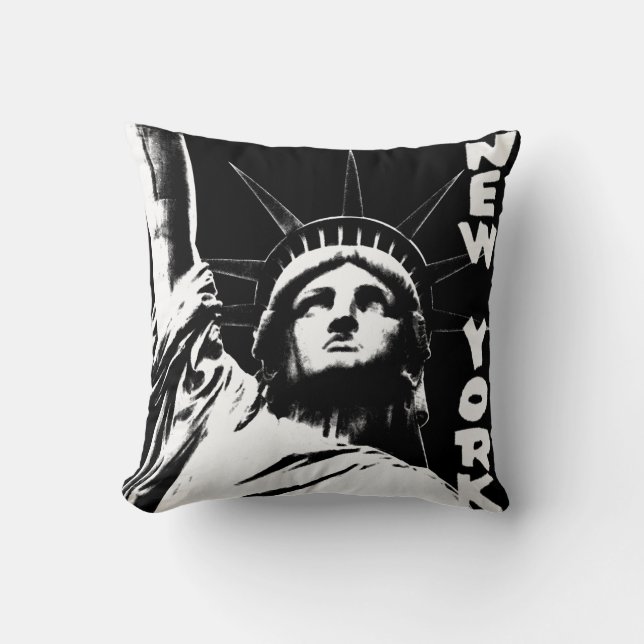 New York Souvenir NY Frihetsgudinnan Pillow Kudde (Framsida)