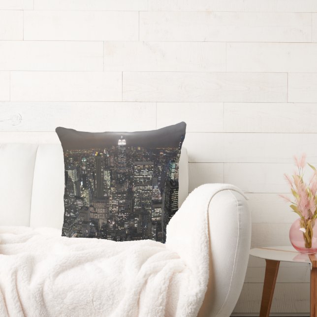 New York Souvenir Pillow NY Cityscape Pillow Kudde (Soffa)
