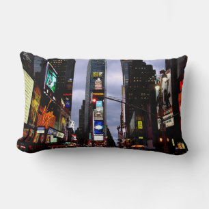 New York Souvenir Pillows NY Times Square Pillow Lumbarkudde