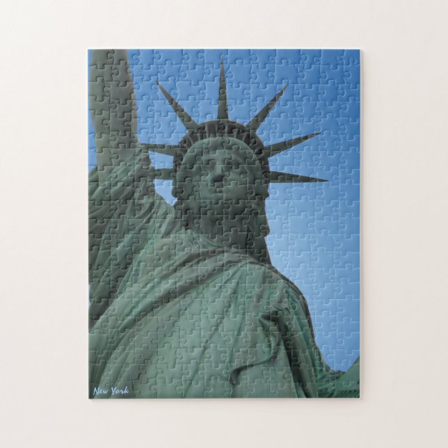 New York Souvenir Puzzle Frihetsgudinnan Puzzle Pussel (Vertikal)
