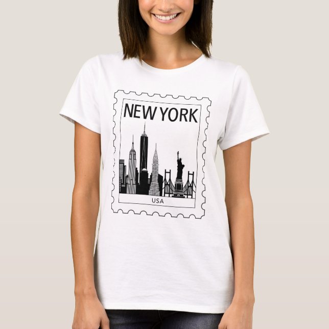 New York souvenir T Shirt (Framsida)