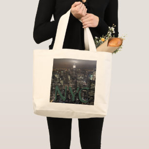 New York Souvenirs NY Tote Bag Landmark Souvenirs Jumbo Tygkasse