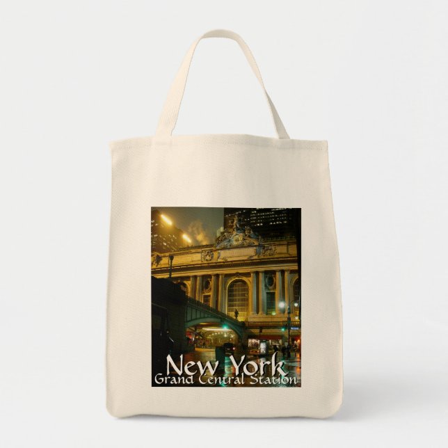 New York Souvenirs NY Tote Bag Landmark Souvenirs Tygkasse (Framsidan)