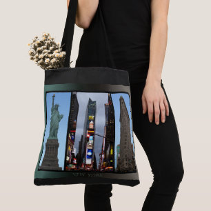 New York Souvenirs NY Tote Bag Landmark Souvenirs Tygkasse