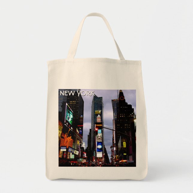 New York Souvenirs NY Tote Bag Landmark Souvenirs Tygkasse (Framsidan)