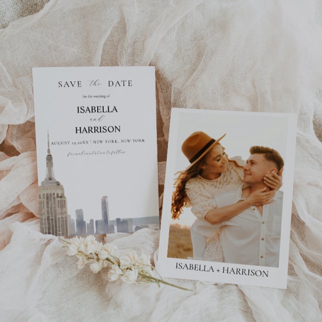 New York Spara datum-mall Inbjudningar (Skapare uppladdad)