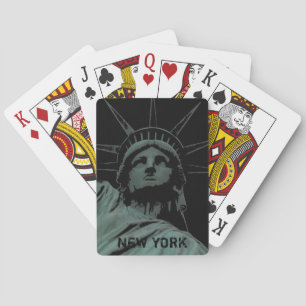 New York-spelkort Frihetsgudinnan Souvenirs Casinokort
