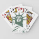 New York-spelkort Frihetsgudinnan Souvenirs Spelkort (Baksidan)