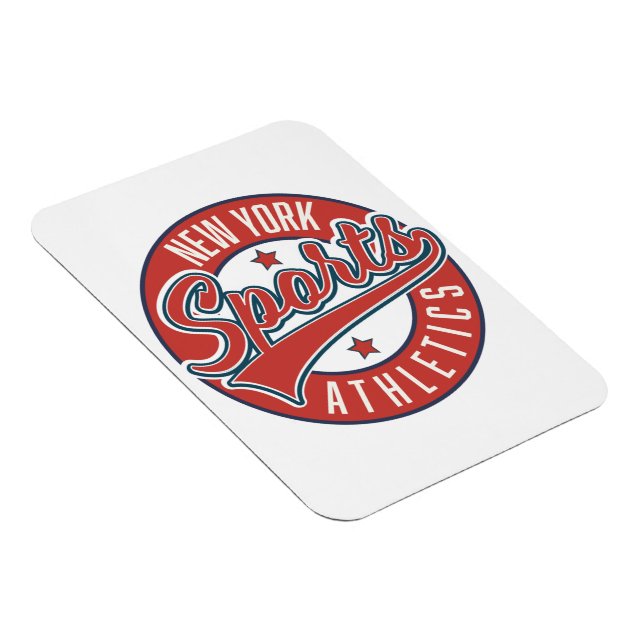 new york sport atletisk logo magnet (Högersidan)