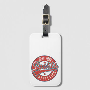 new york sport atletisk logotyp bagagebricka