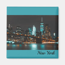 New York Square Magnet