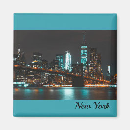 New York Square Magnet