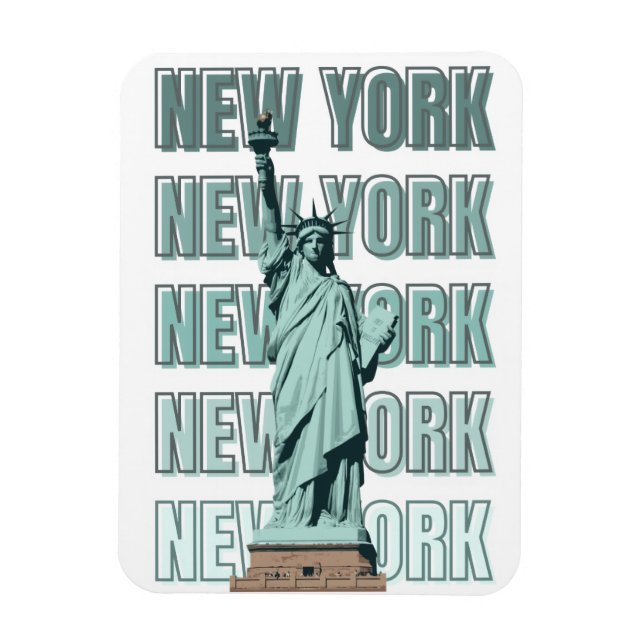 New York stad frihetsgudinnan Magnet (Vertikal)