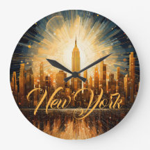 New York-stad, illustration, färgfull modern