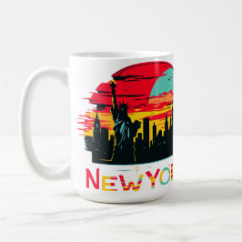 New york-staden kaffemugg
