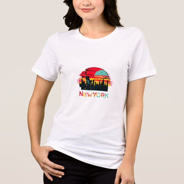 New York-staden T Shirt (Framsida)