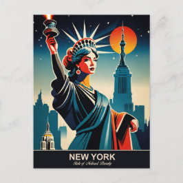 New York: Stat med naturlig skönhet Vykort
