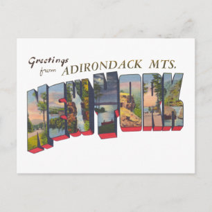 New York State Adirondack MTS Vykort
