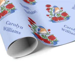 New York State Bird and Flower Presentpapper