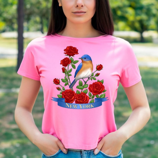 New York State Bird and Flower T Shirt (Skapare uppladdad)