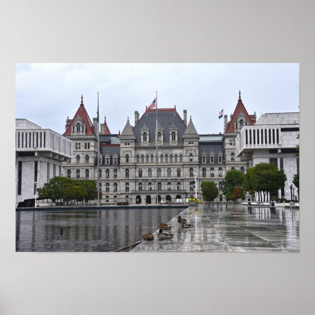 New York State Capitol Building Poster (Framsidan)