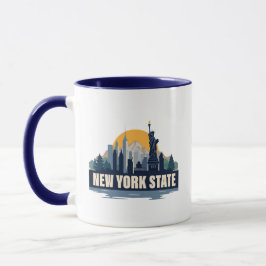 New York State, Förenta staterna Mugg