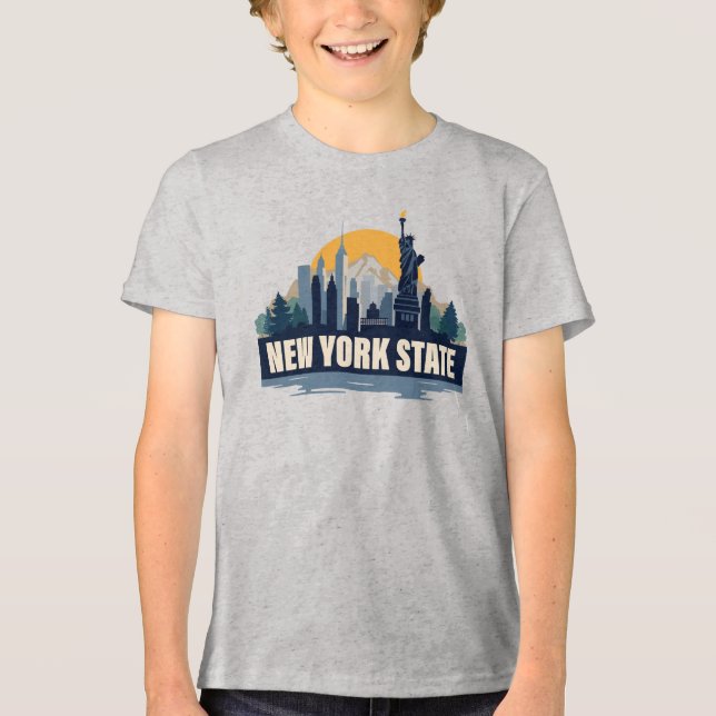 New York State, Förenta staterna T Shirt (Framsida)