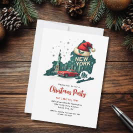 New York State-Julfesten Jul Inbjudningar