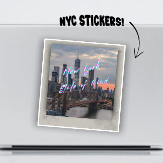 New York State of Mind Aesthetic vinyl Sticker  Klistermärken