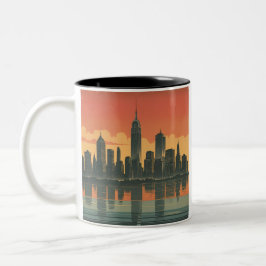 New York State of Mind - Retro Skyline Mugg