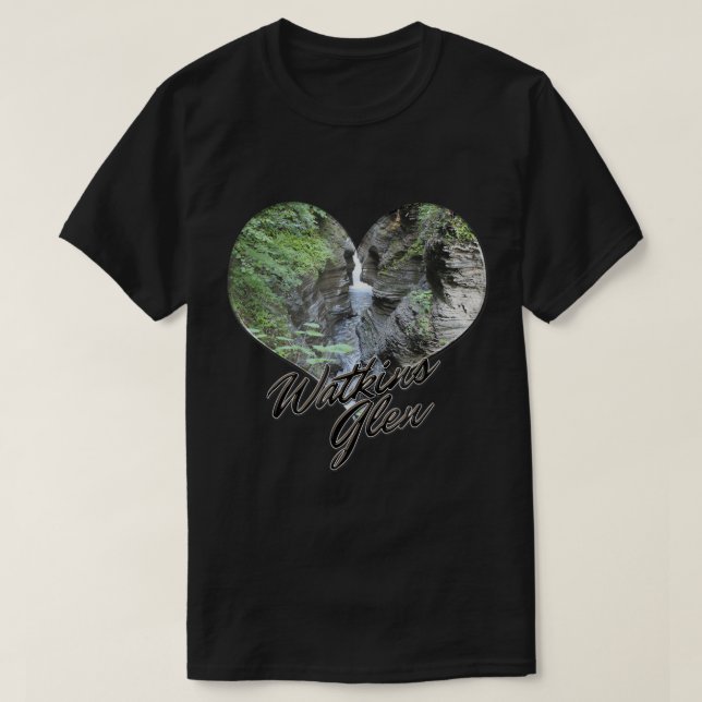 New York State Park Souvenir Watkins Glen T-shirt (Design framsida)