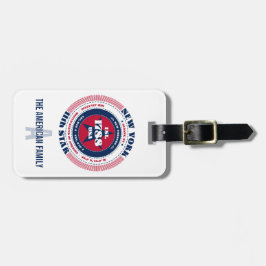 New York State Personlig Gift Luggage Tag Bagagebricka