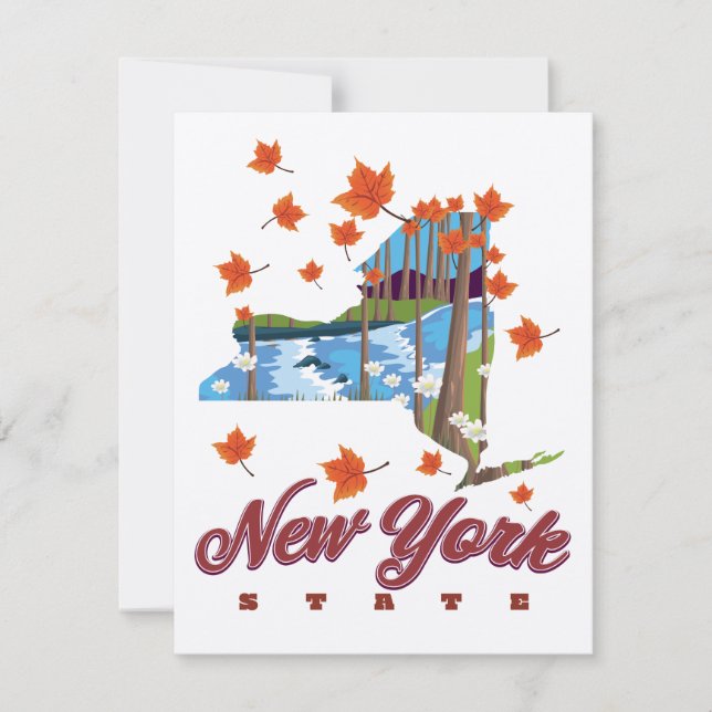 New York State Travel-affisch (Framsida)