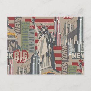 New York-staten Vykort