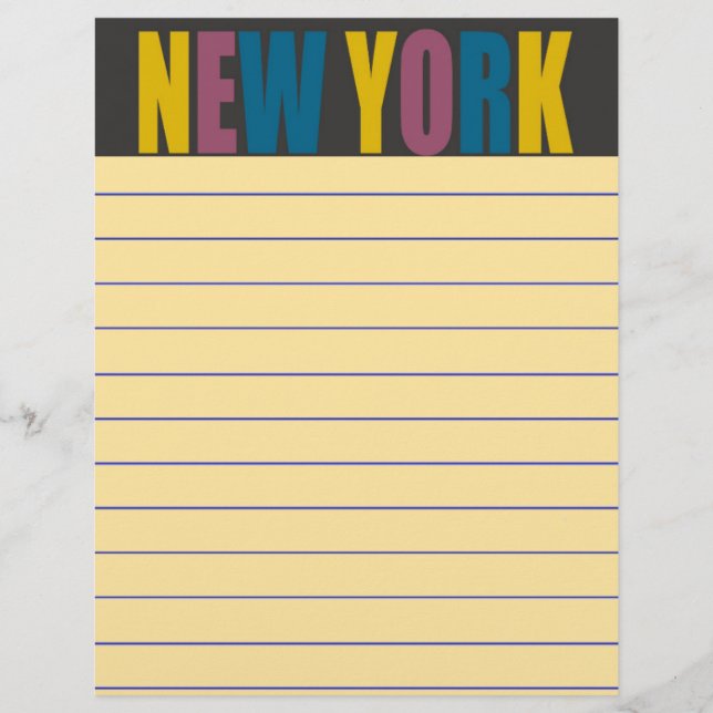 New York Stationery (Framsida)