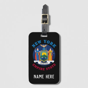 NEW YORK STATLIG FLAGGA BAGAGEBRICKA