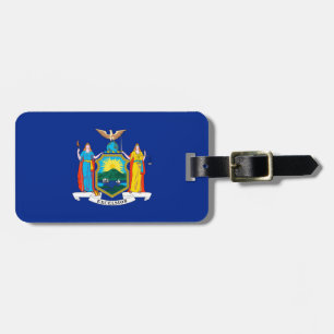 New York Statlig flagga Design Bagagebricka