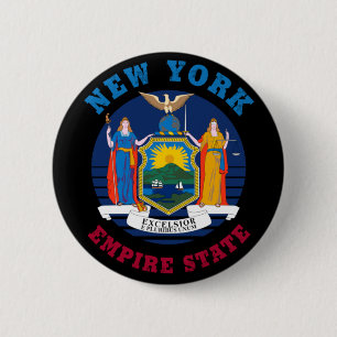 NEW YORK STATLIG FLAGGA KNAPP