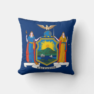 New York Statlig flagga Kudde