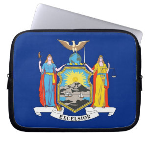 New York Statlig flagga Laptop sleeve