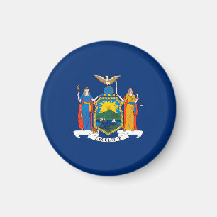 New York Statlig flagga Magnet