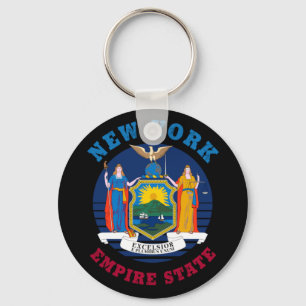 NEW YORK STATLIG FLAGGA NYCKELRING