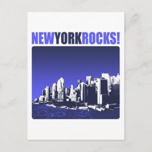 New York Sten! Vykort