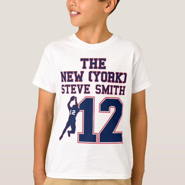 New York Steve Smith T Shirt (Framsida)