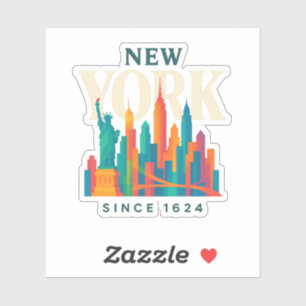 New York Sticker Klistermärken