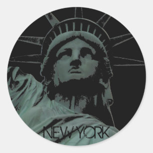 New York Stickers Coola New York Souvenir Stickers Runt Klistermärke