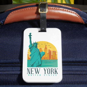 New York Stilfull Siluett Bagagebricka
