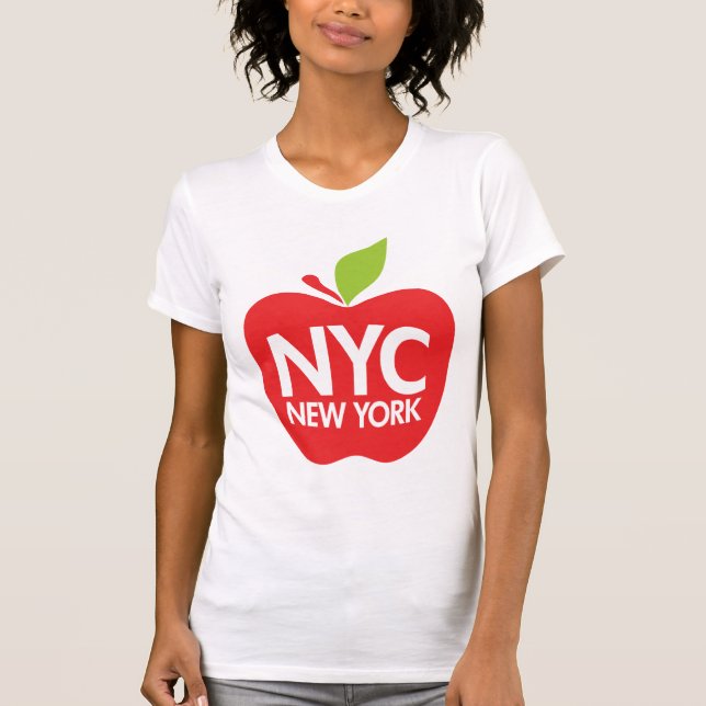 New York stora Apple Tröja (Framsida)