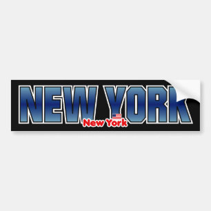 New York stötfångare Bildekal