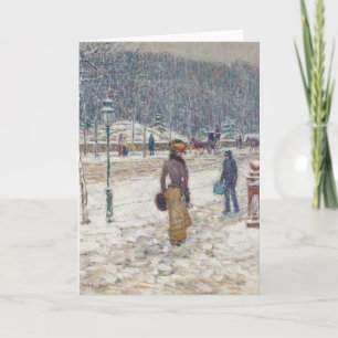 New York Street Childe Hassam Kort